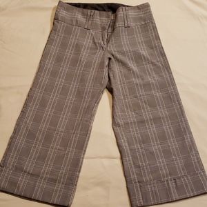 Heart Soul Plaid Capri Pants